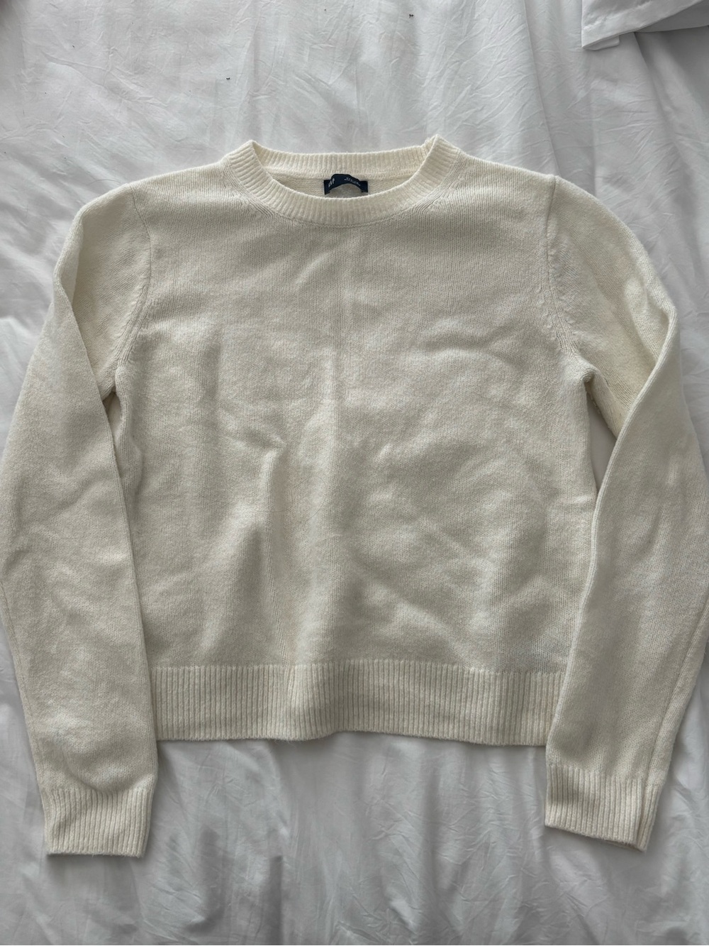 GAP Cream Ivory Crewneck Knit Sweater Size Medium